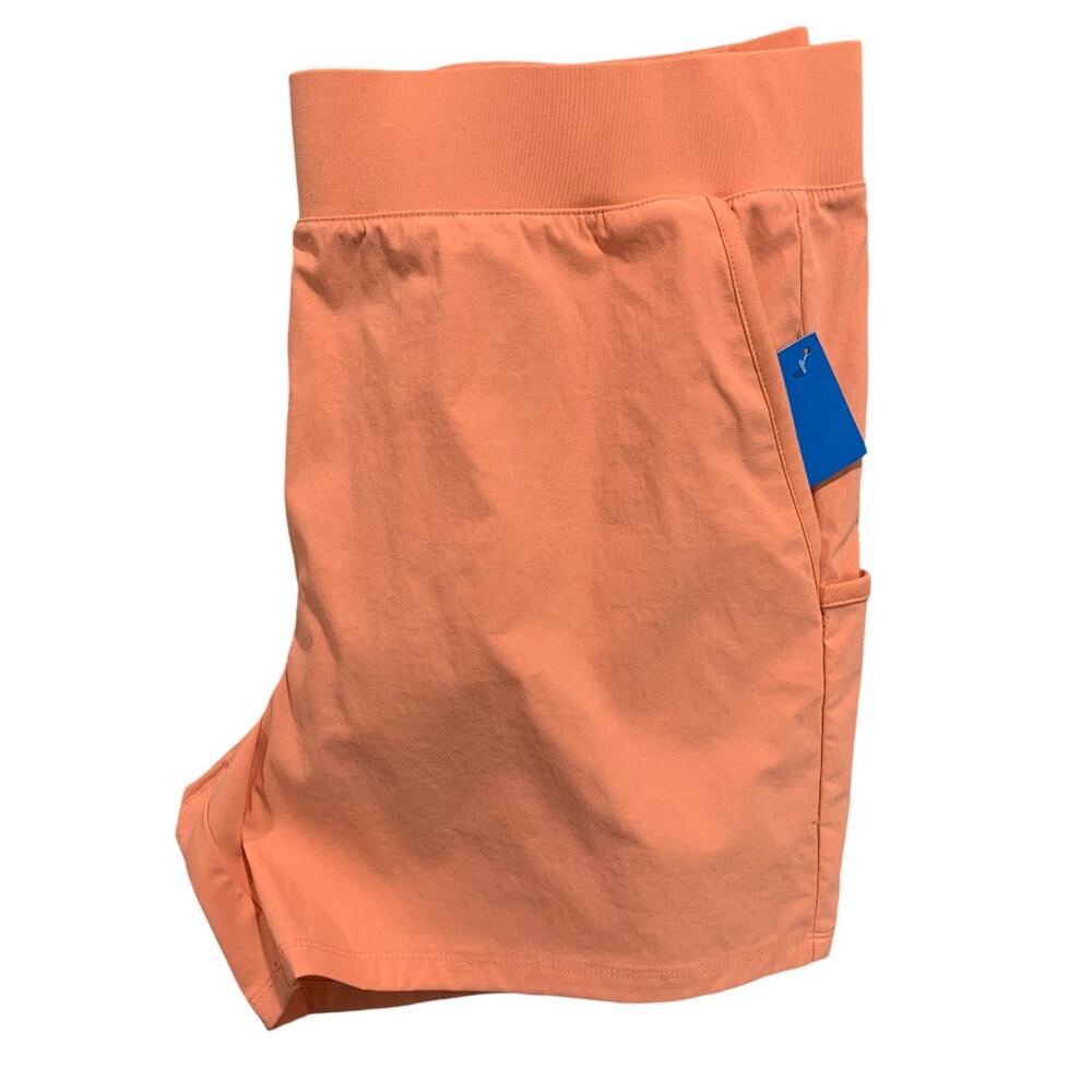 1X Columbia Womens Leslie Falls New Pull On Shorts Zip Pocket